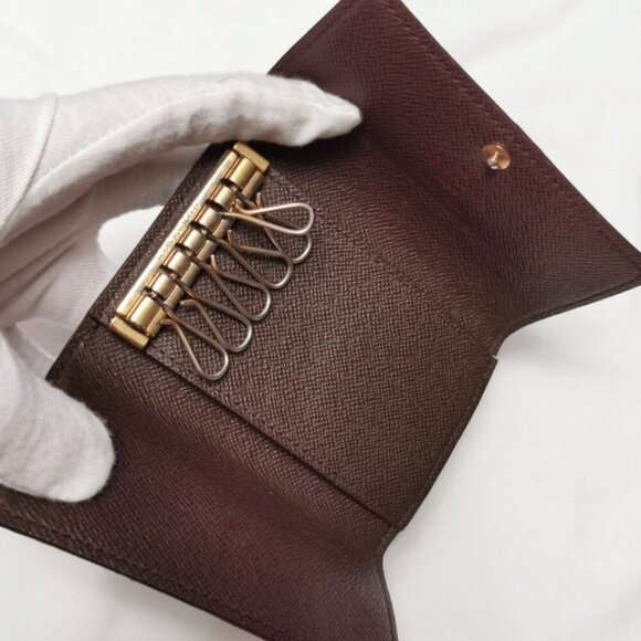 Authentic Louis Vuitton Damier Ebene 6 Key Holder - Picture 8 of 11